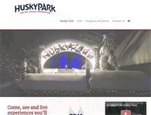 Tablet Screenshot of huskypark.fi
